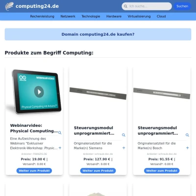 Screenshot computing24.de