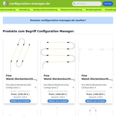 Screenshot configuration-manager.de