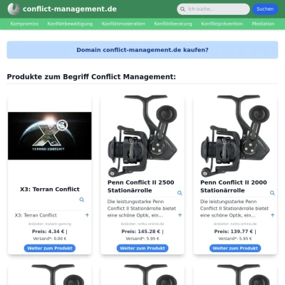 Screenshot conflict-management.de