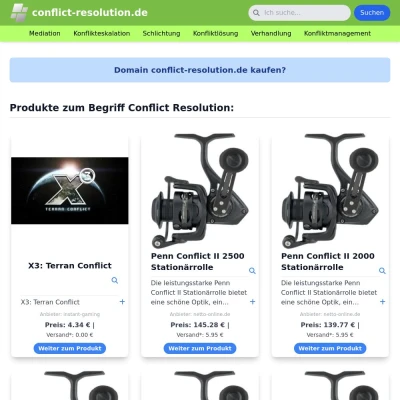 Screenshot conflict-resolution.de