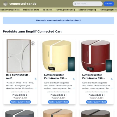 Screenshot connected-car.de