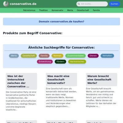 Screenshot conservative.de