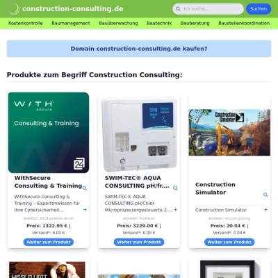 Screenshot construction-consulting.de