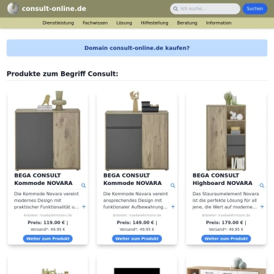 Screenshot consult-online.de