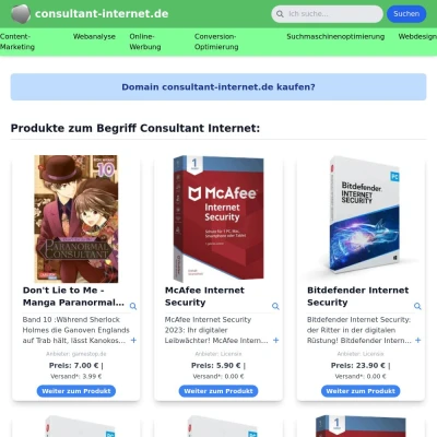 Screenshot consultant-internet.de