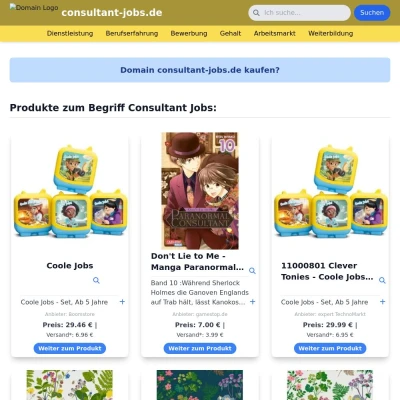 Screenshot consultant-jobs.de