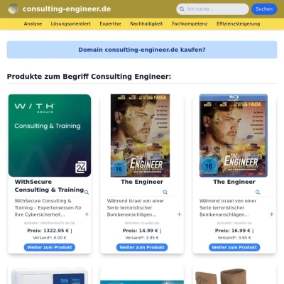 Screenshot consulting-engineer.de