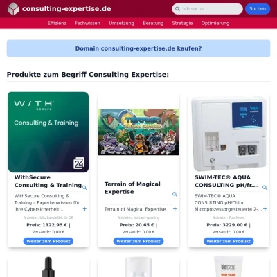 Screenshot consulting-expertise.de