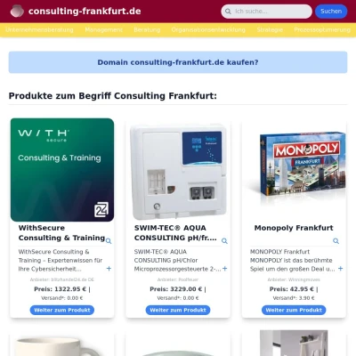 Screenshot consulting-frankfurt.de