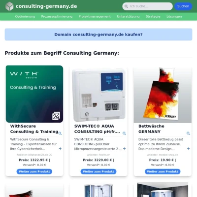Screenshot consulting-germany.de