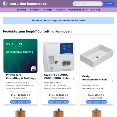 Screenshot consulting-hannover.de