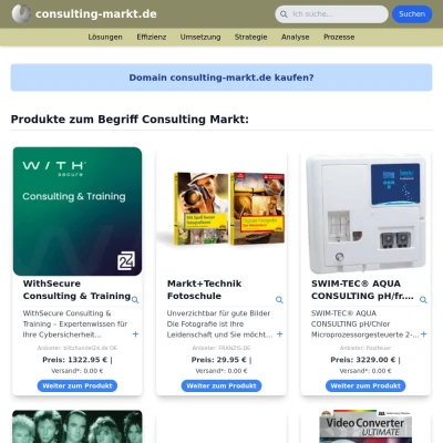 Screenshot consulting-markt.de