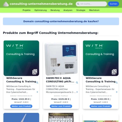 Screenshot consulting-unternehmensberatung.de