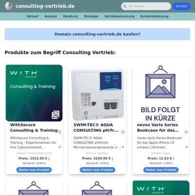 Screenshot consulting-vertrieb.de