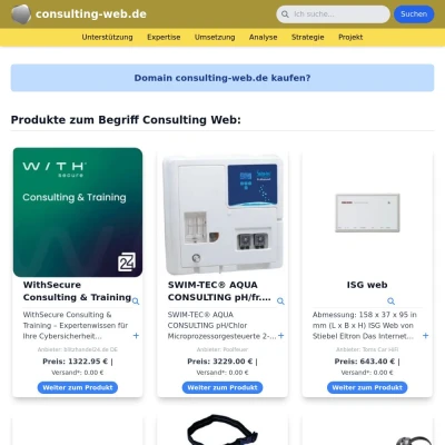Screenshot consulting-web.de