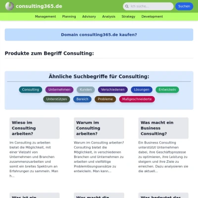 Screenshot consulting365.de