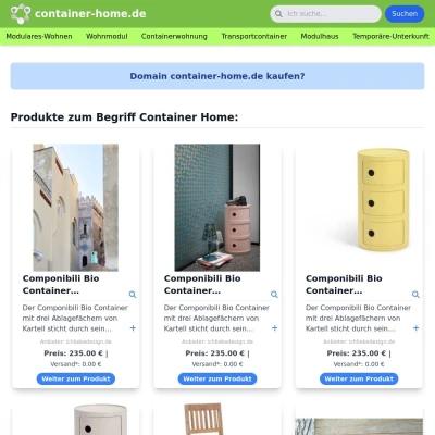 Screenshot container-home.de
