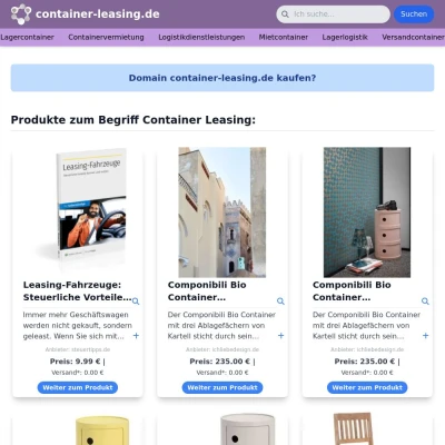 Screenshot container-leasing.de