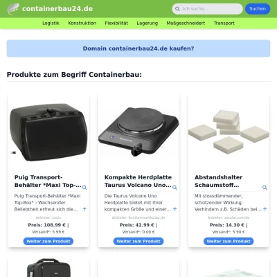 Screenshot containerbau24.de