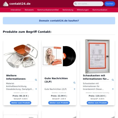 Screenshot contakt24.de