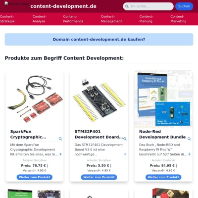 Screenshot content-development.de