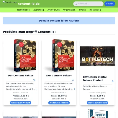 Screenshot content-id.de