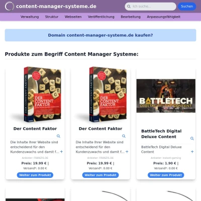 Screenshot content-manager-systeme.de