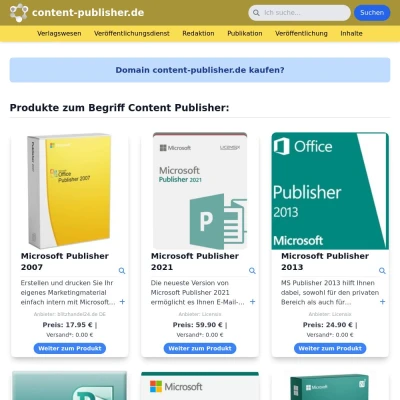 Screenshot content-publisher.de