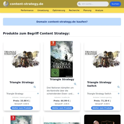 Screenshot content-strategy.de