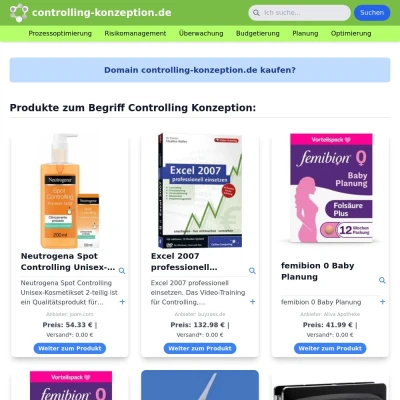 Screenshot controlling-konzeption.de