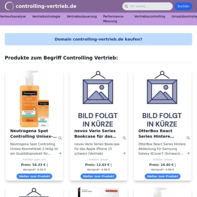 Screenshot controlling-vertrieb.de