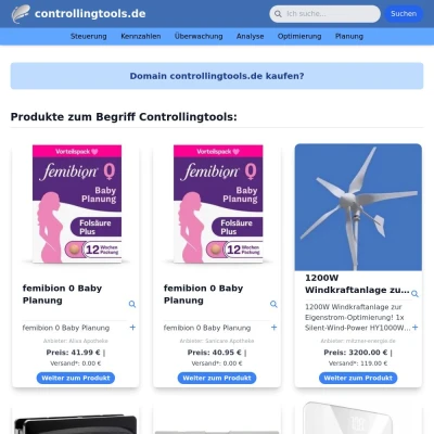 Screenshot controllingtools.de