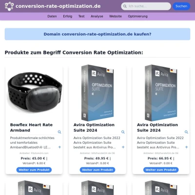 Screenshot conversion-rate-optimization.de