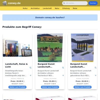 Screenshot conwy.de