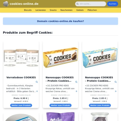 Screenshot cookies-online.de