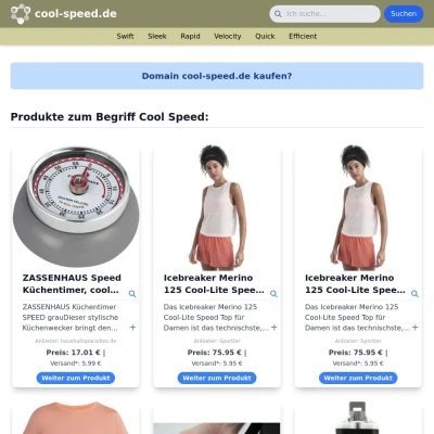 Screenshot cool-speed.de
