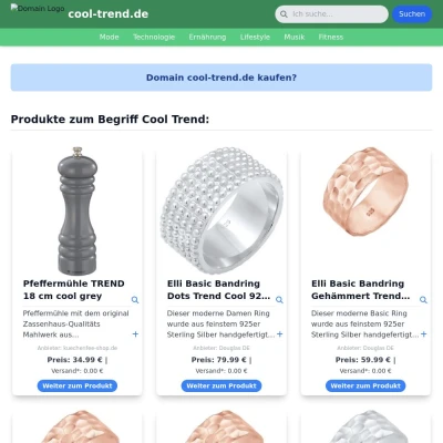 Screenshot cool-trend.de