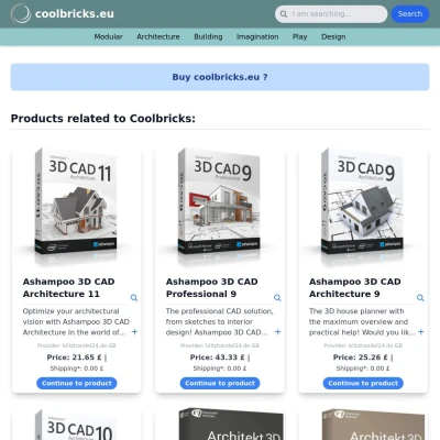 Screenshot coolbricks.eu