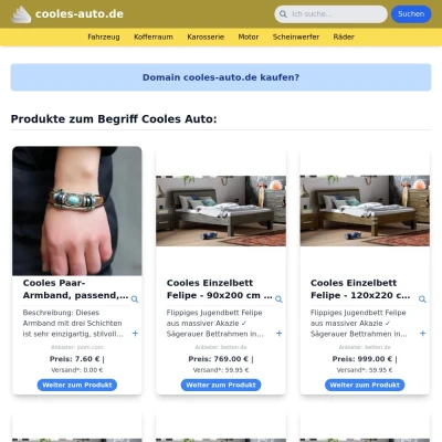 Screenshot cooles-auto.de