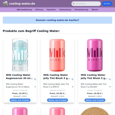 Screenshot cooling-water.de