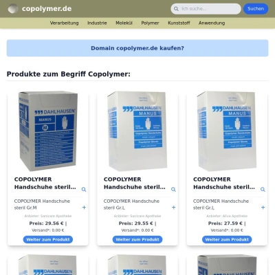 Screenshot copolymer.de