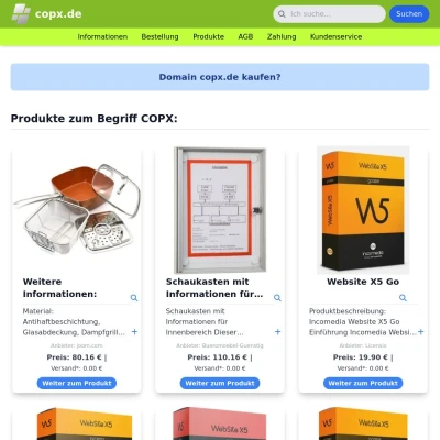 Screenshot copx.de
