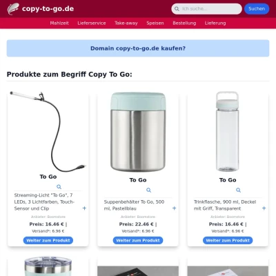 Screenshot copy-to-go.de
