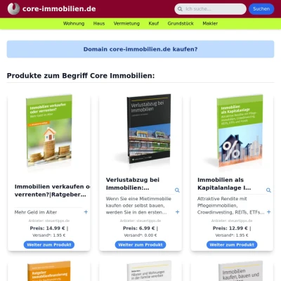 Screenshot core-immobilien.de