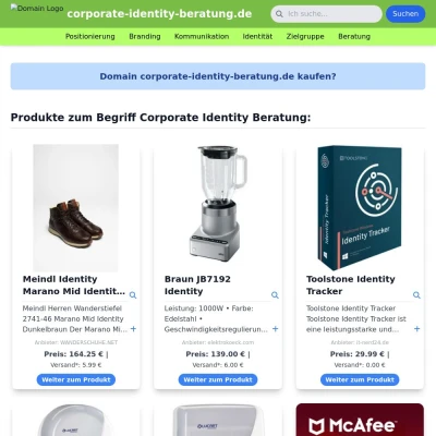 Screenshot corporate-identity-beratung.de