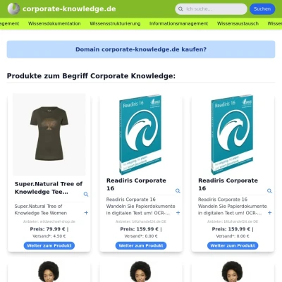 Screenshot corporate-knowledge.de