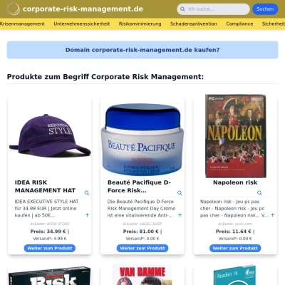 Screenshot corporate-risk-management.de