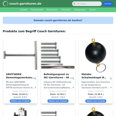 Screenshot couch-garnituren.de