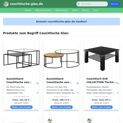 Screenshot couchtische-glas.de