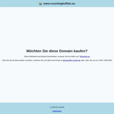 Screenshot countingbuffalo.eu